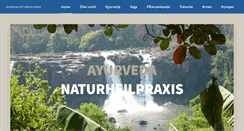 Desktop Screenshot of naturheilpraxis-ayurveda.de