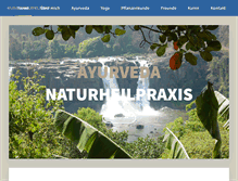Tablet Screenshot of naturheilpraxis-ayurveda.de